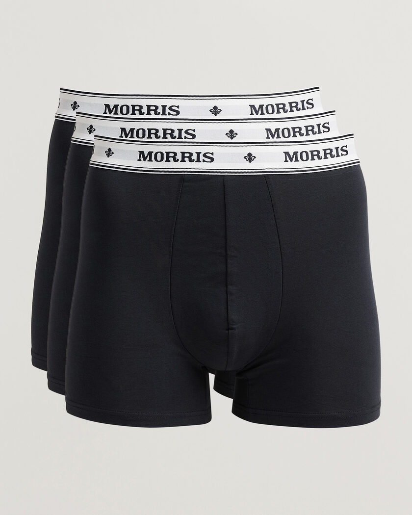 Morris Boxer Brief 3-Pack Old Blue – Blå