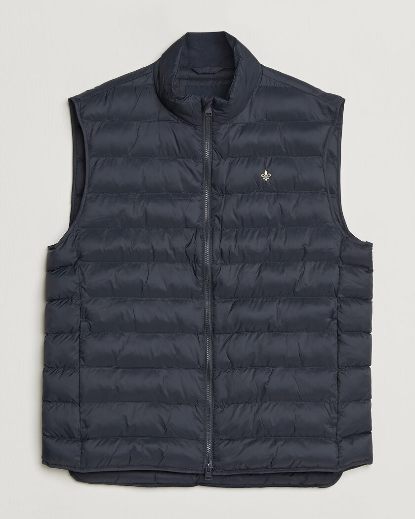 Morris Norfolk Liner Vest Blue – Blå