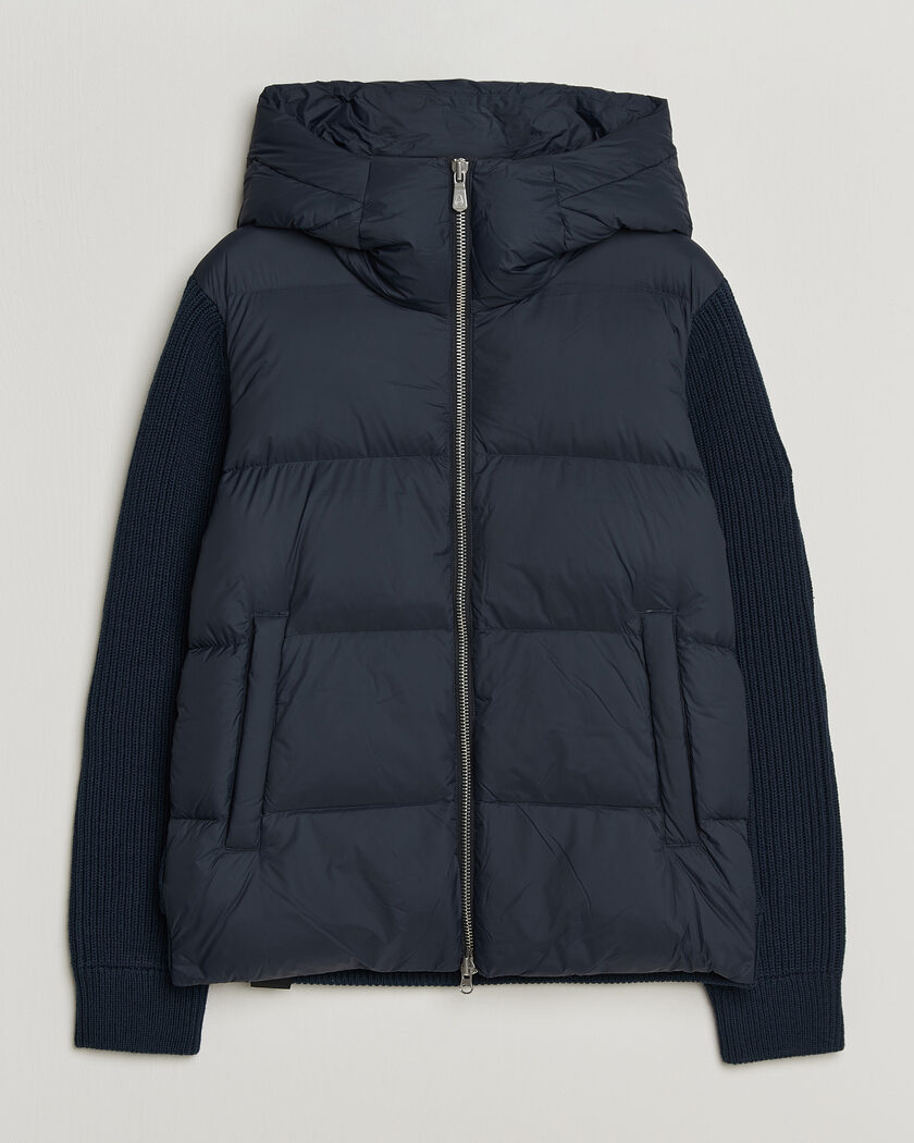 Sail Racing Ridge Hooded Hybrid Jacket Dark Navy – Blå