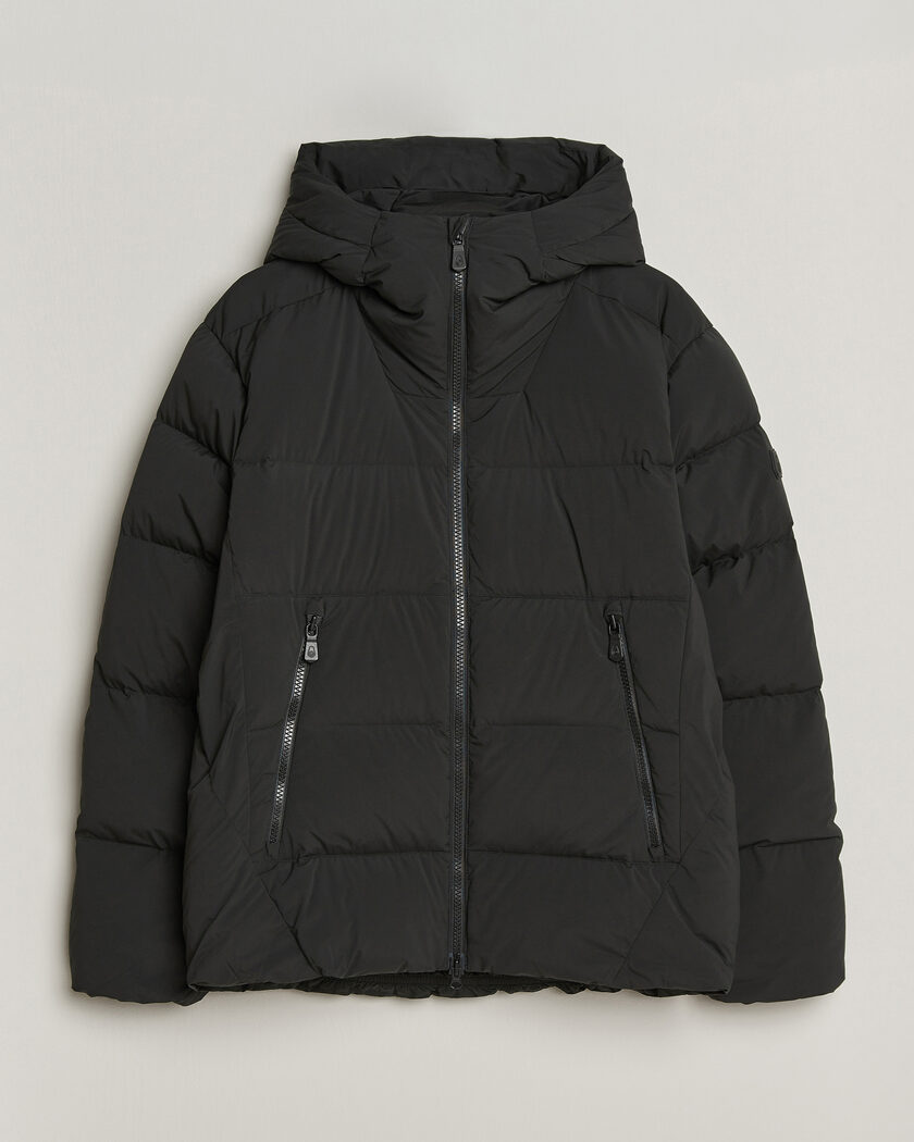 Sail Racing Cloud Stretch Down Hooded Jacket Carbon – Sort