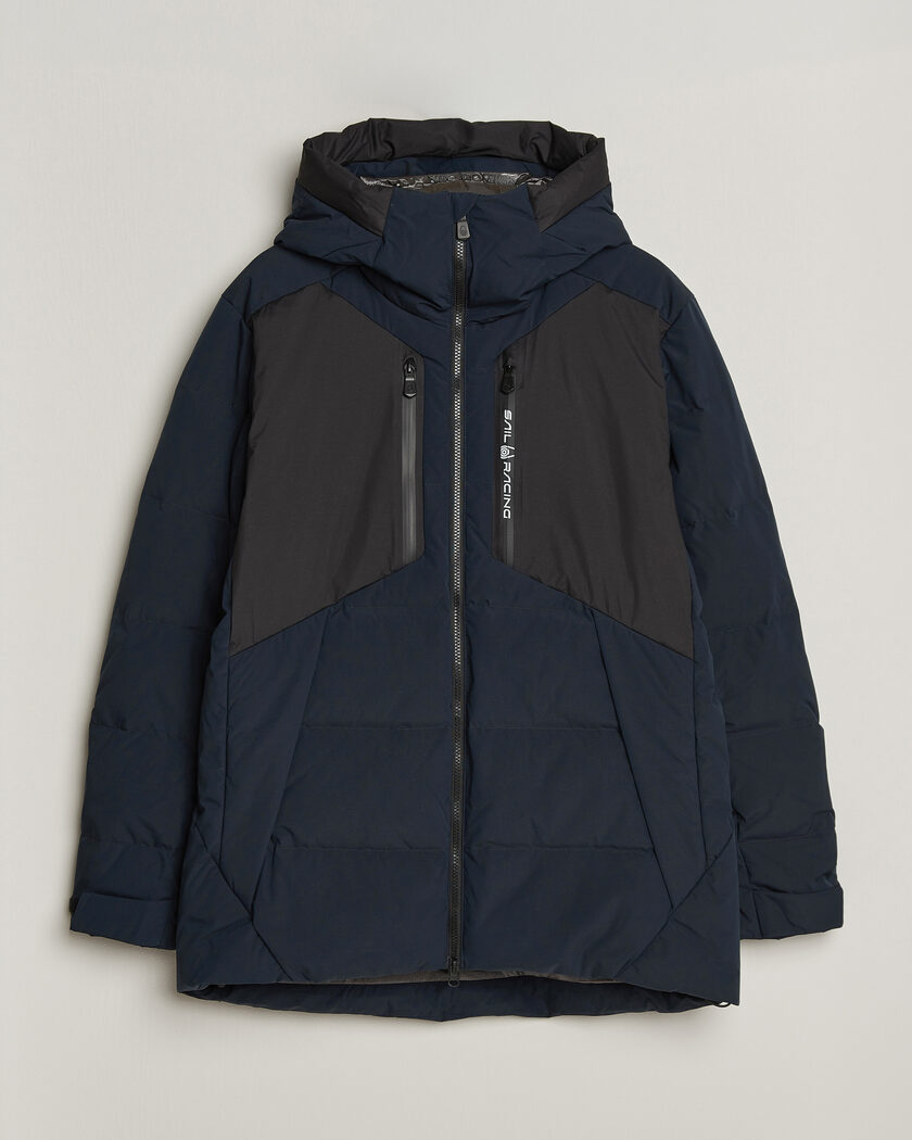 Sail Racing Patrol Down Hooded Jacket Dark Navy – Blå