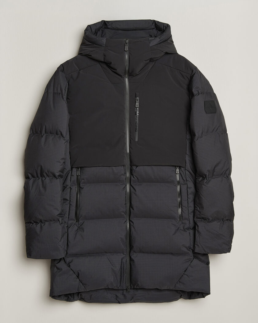 Sail Racing Polar Down Hooded Parka Carbon – Sort