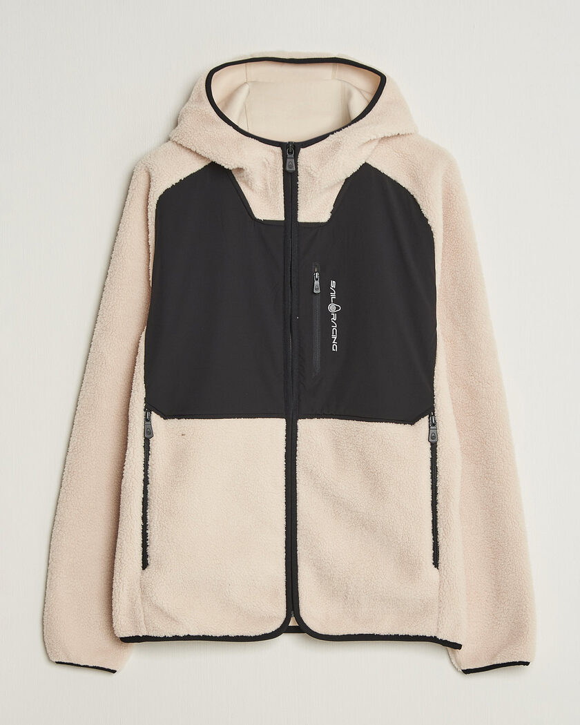 Sail Racing Patrol Pile Full Zip Hoodie Ivory – Hvid