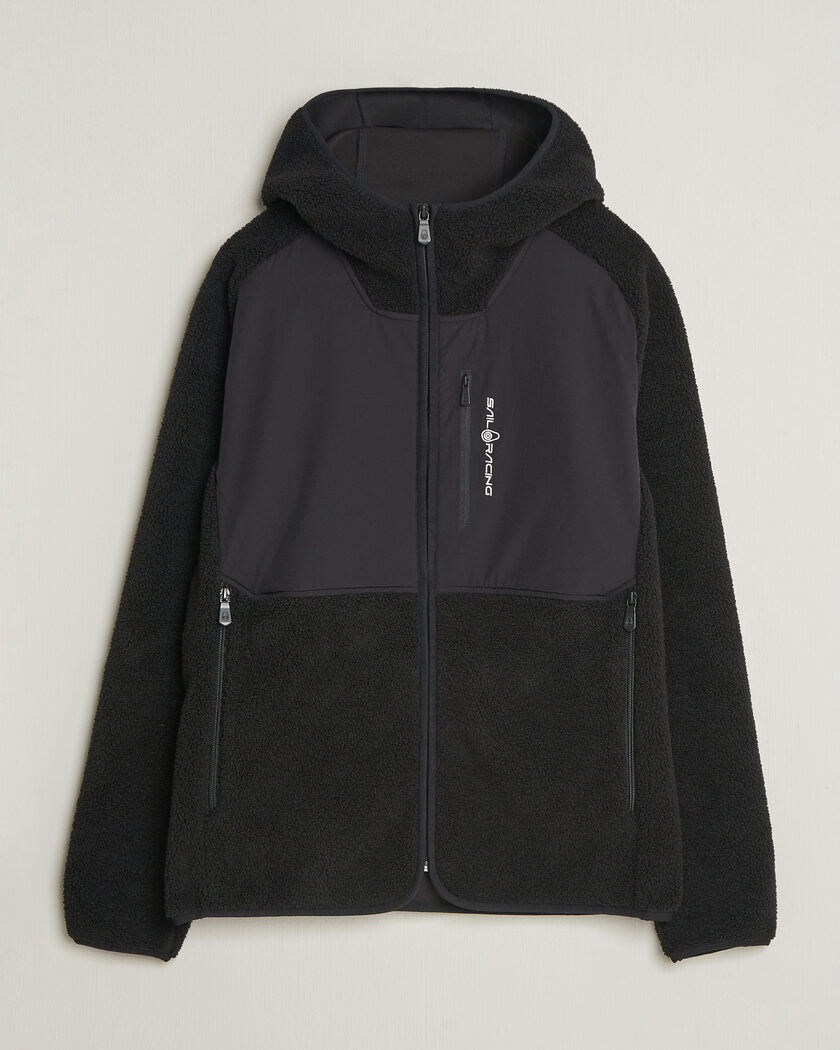 Sail Racing Patrol Pile Full Zip Hoodie Carbon – Sort