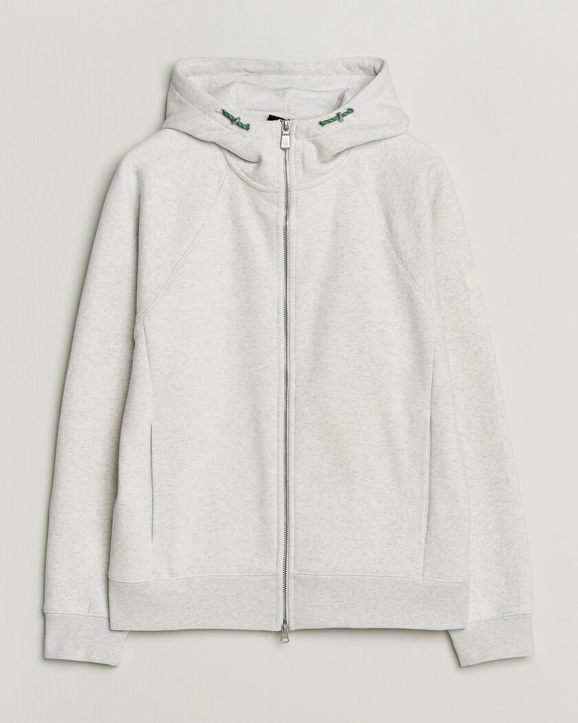 Sail Racing Flow Full Zip Hoodie Light Grey Melange – Grå