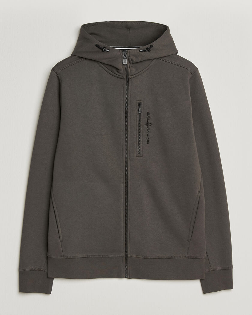 Sail Racing Bowman Full Zip Hoodie Asphalt – Grå
