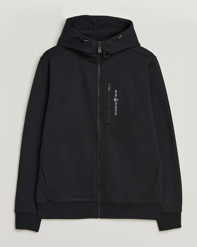 Sail Racing Bowman Full Zip Hoodie Carbon – Sort