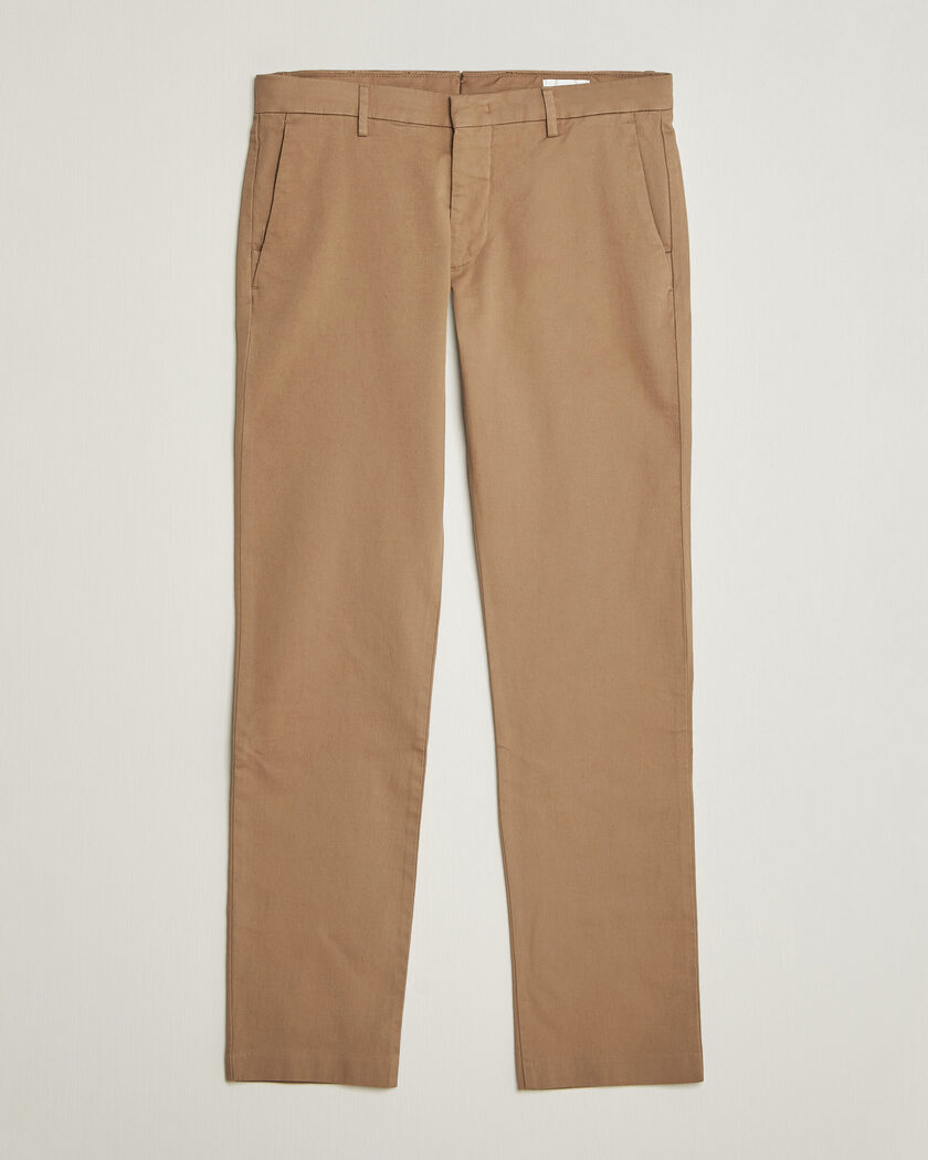 NN07 Theo Regular Fit Chinos Desert Clay – Beige