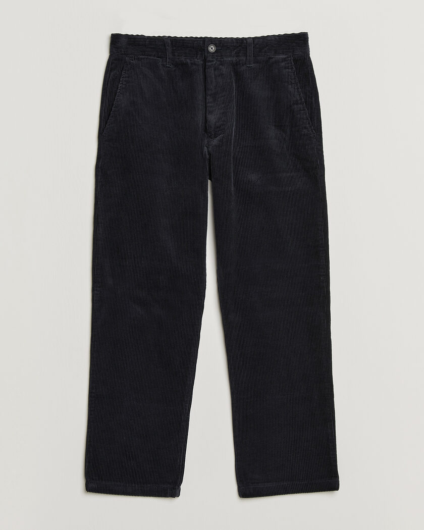 NN07 Aden Regular Fit Corduroy Chinos Deep Navy – Blå