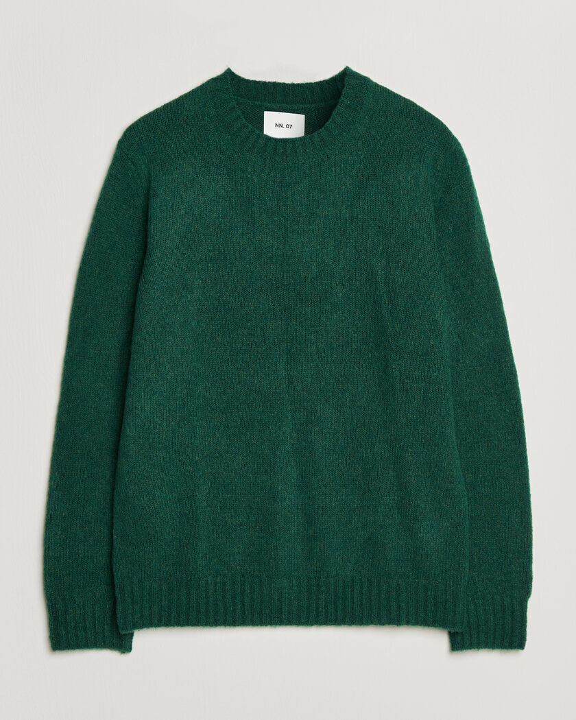 NN07 Lee Wool Knitted Sweater Eden Green – Grøn
