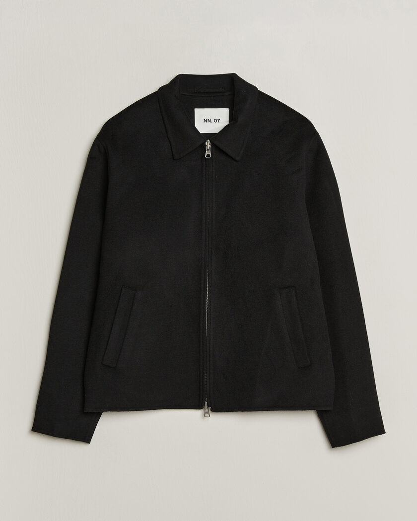 NN07 Arlo Wool Jacket Black – Sort