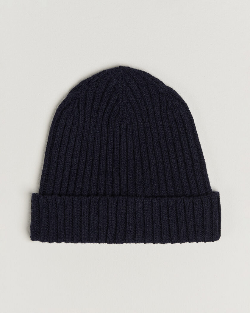 Stenströms Brushed Merino Beanie  Navy – Blå