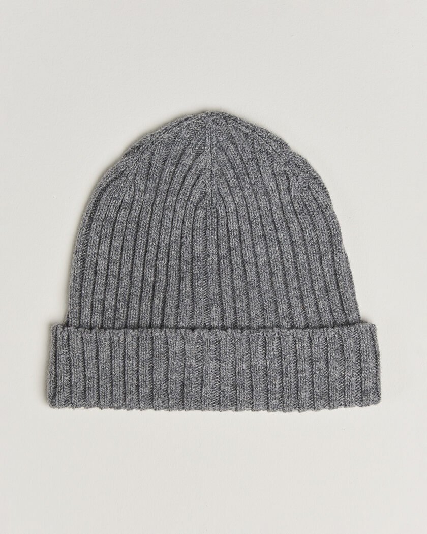 Stenströms Brushed Merino Beanie  Grey – Grå
