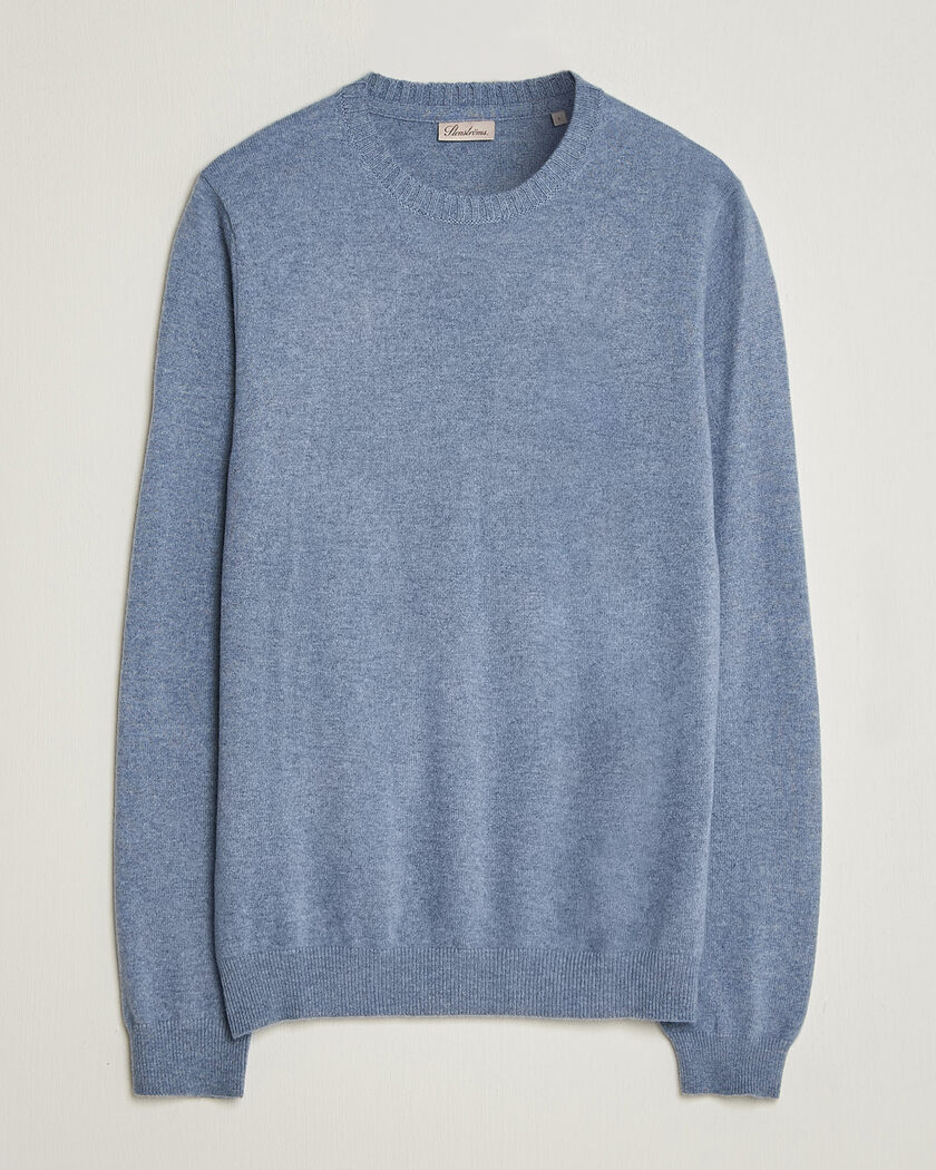 Stenströms Cashmere Crewneck Light Blue – Blå