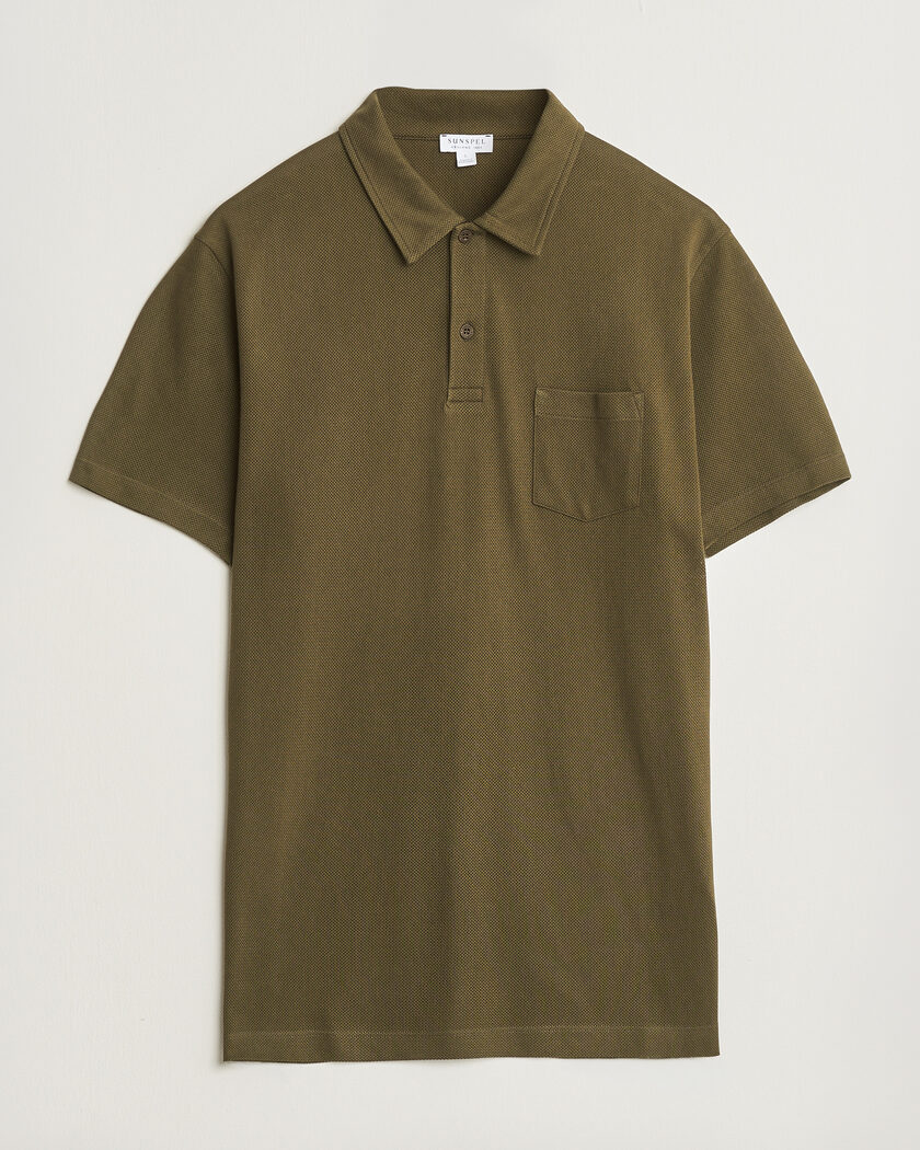 Sunspel Riviera Polo Shirt Loden Green – Grøn