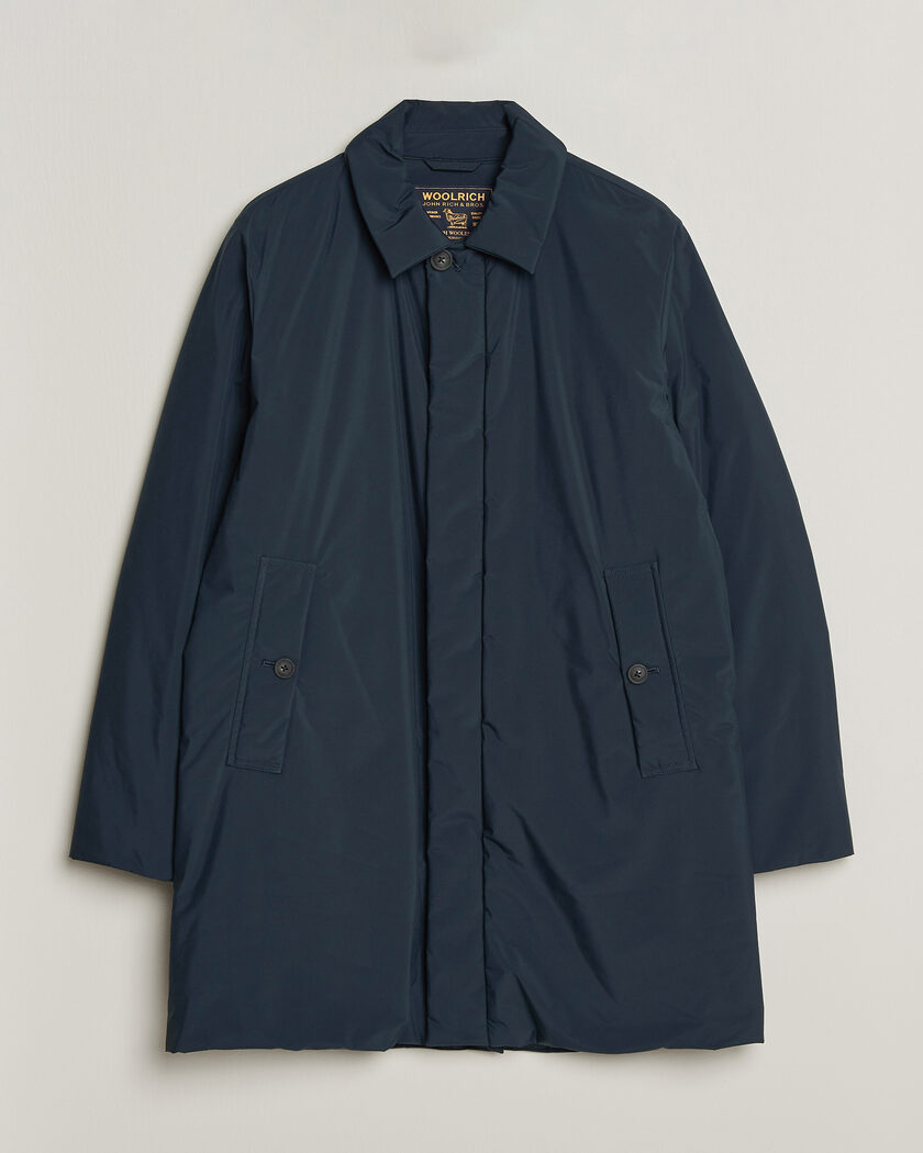 Woolrich Cloud Lamar Light Padded Coat Melton Blue – Blå