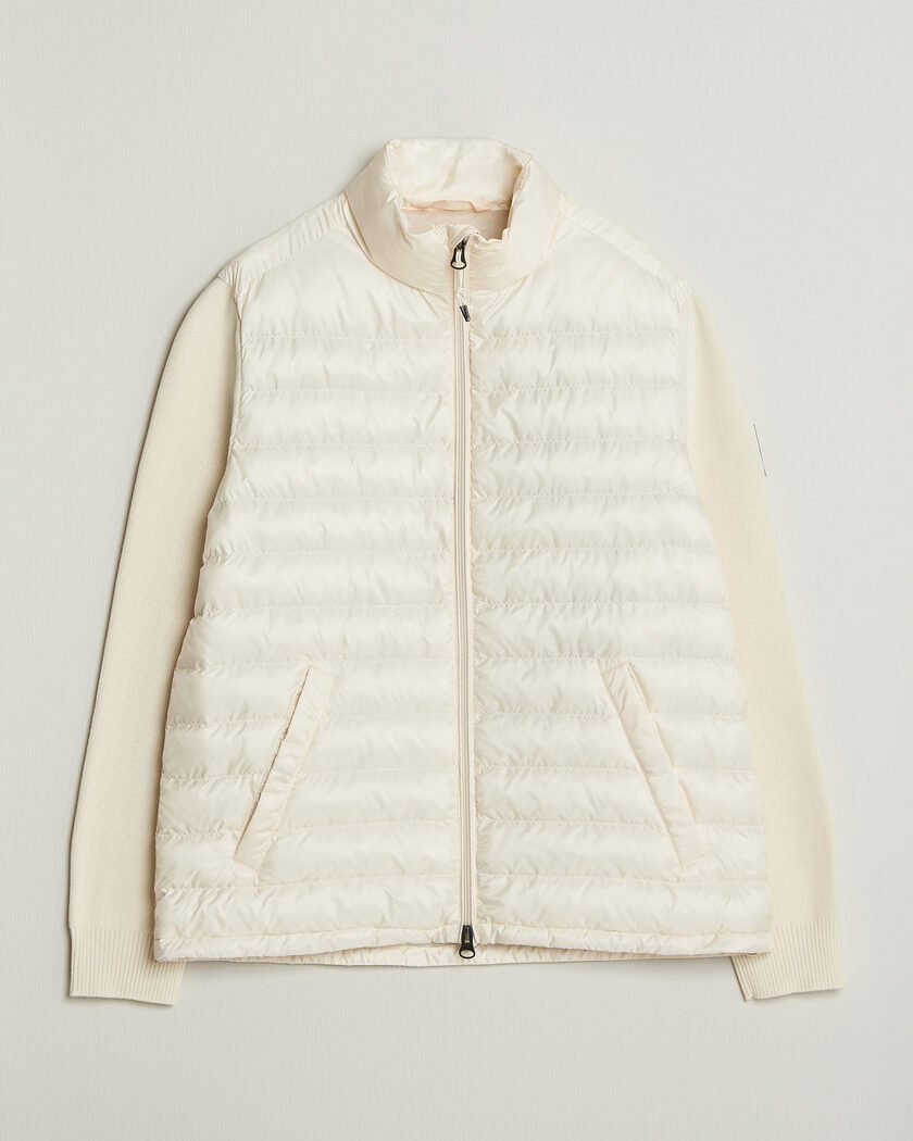 Gant Tournament Mixed Media Jacket Cream – Hvid