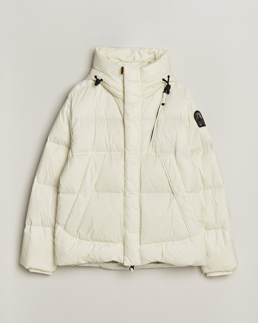 Parajumpers Cloud Ripstop Polar Puffer Jacket Warm Ivory – Hvid