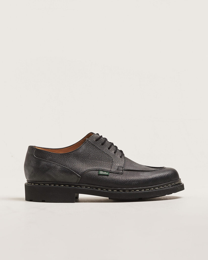 Paraboot Chambord Derby Black Grain – Sort
