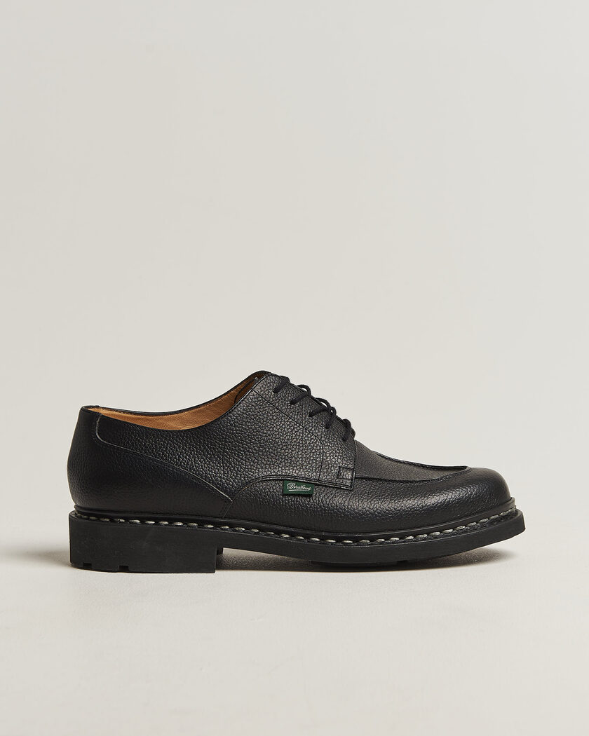 Paraboot Chambord Derby Black Grain – Sort