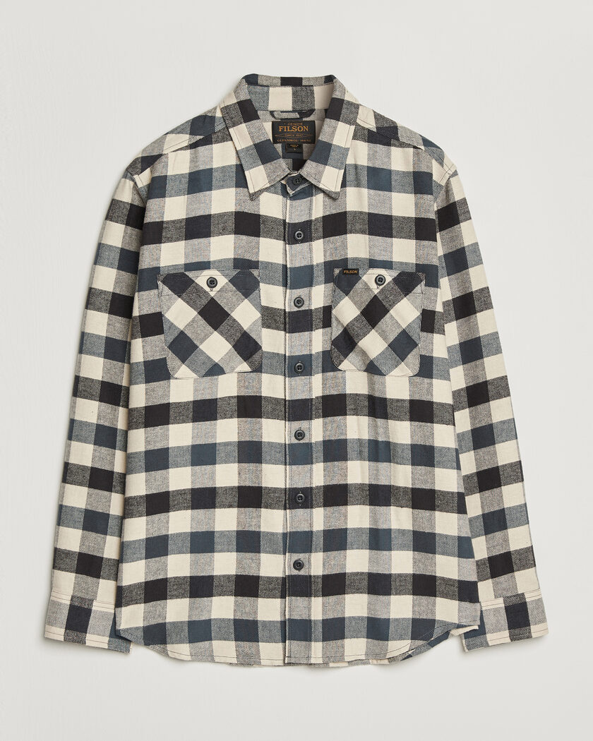 Filson The Rangeland Flannel Shirt Charcoal – Flerfarvet
