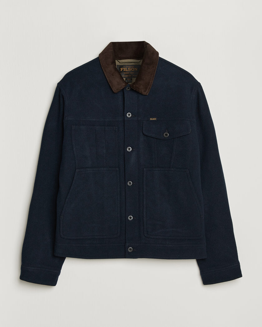 Filson Spokane Insulated Short Cruiser Navy – Blå