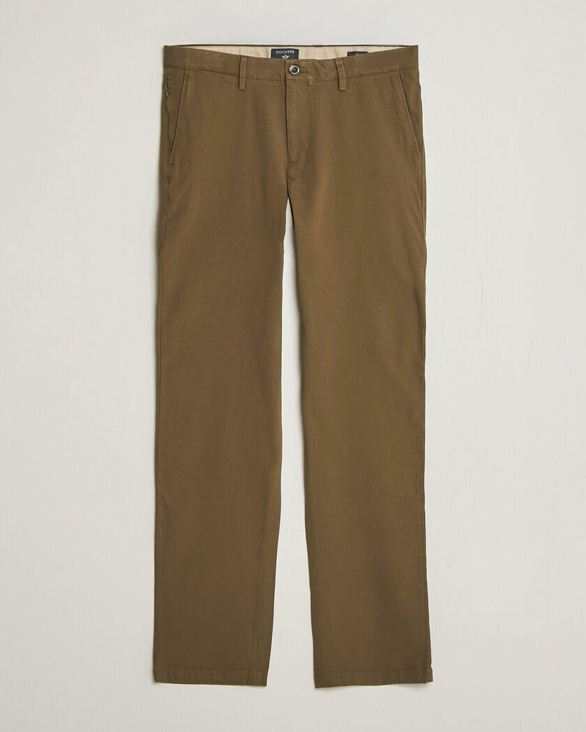 Dockers Cotton Slim Chino Dark Moss – Grøn