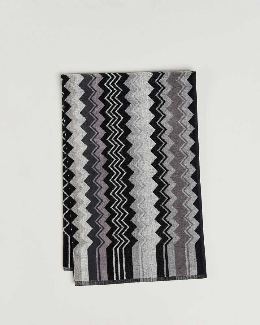 Missoni Home Giacomo Bath Towel 70x115cm Multi Black – Sort