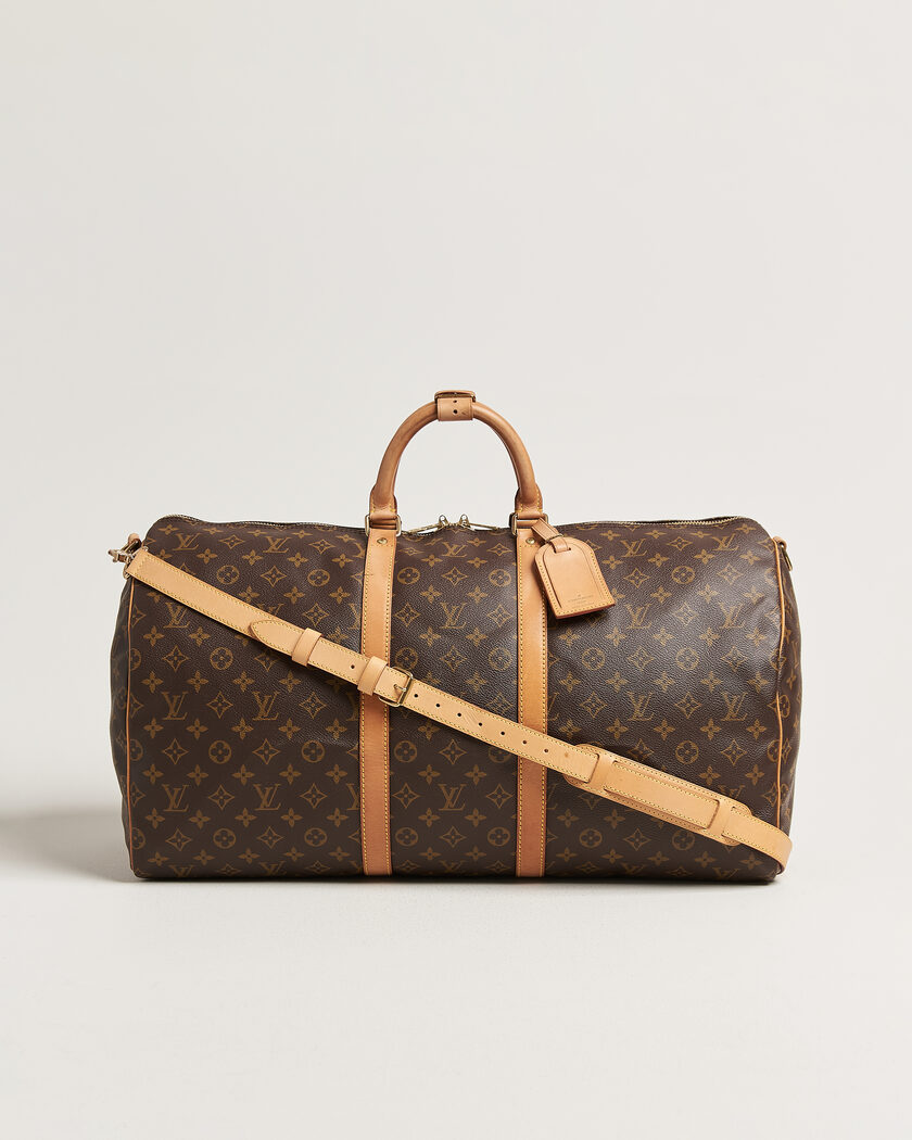 Louis Vuitton Pre-Owned Keepall Bandouliére 55 Monogram – Brun