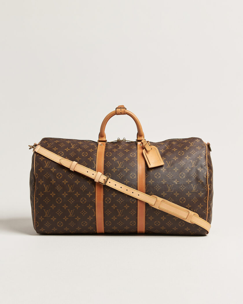 Louis Vuitton Pre-Owned Keepall Bandouliére 55 Monogram – Brun