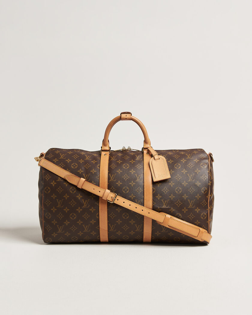 Louis Vuitton Pre-Owned Keepall 50 Bandoulière Monogram – Brun