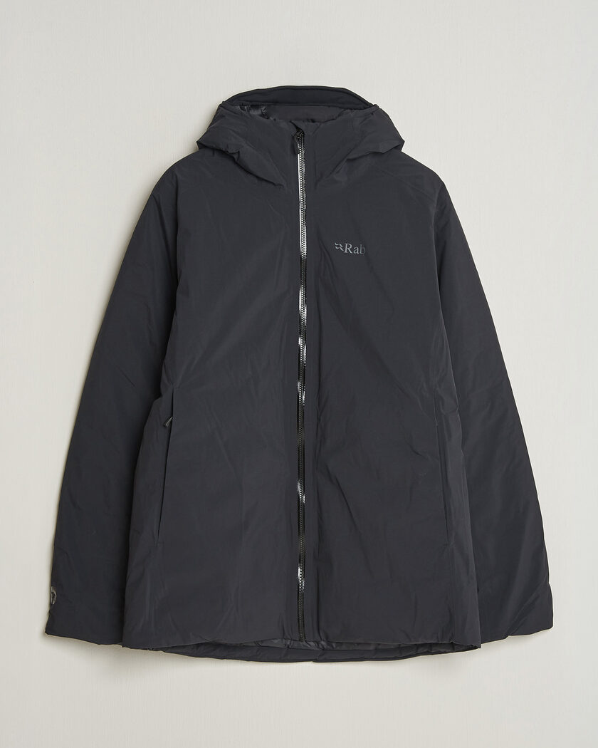 Rab Valiance Waterproof Down Jacket Black – Sort