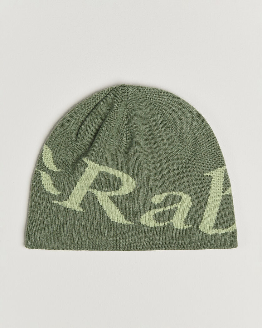 Rab Logo Beanie Dark Fig Green/Fig Green – Grøn