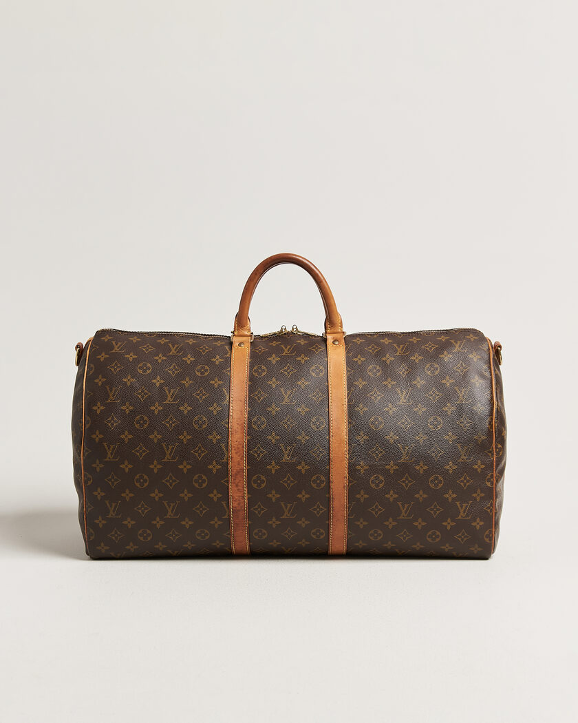 Louis Vuitton Pre-Owned Keepall 55 Bandouliére Monogram – Brun
