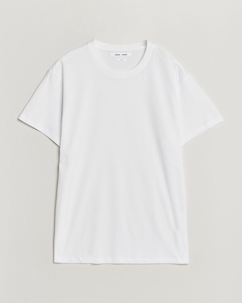 Samsøe Samsøe Kronos Cotton T-Shirt White – Hvid