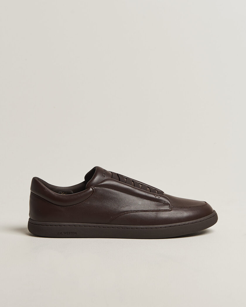 J.M. Weston Dress Sneaker Black Nappa – Sort