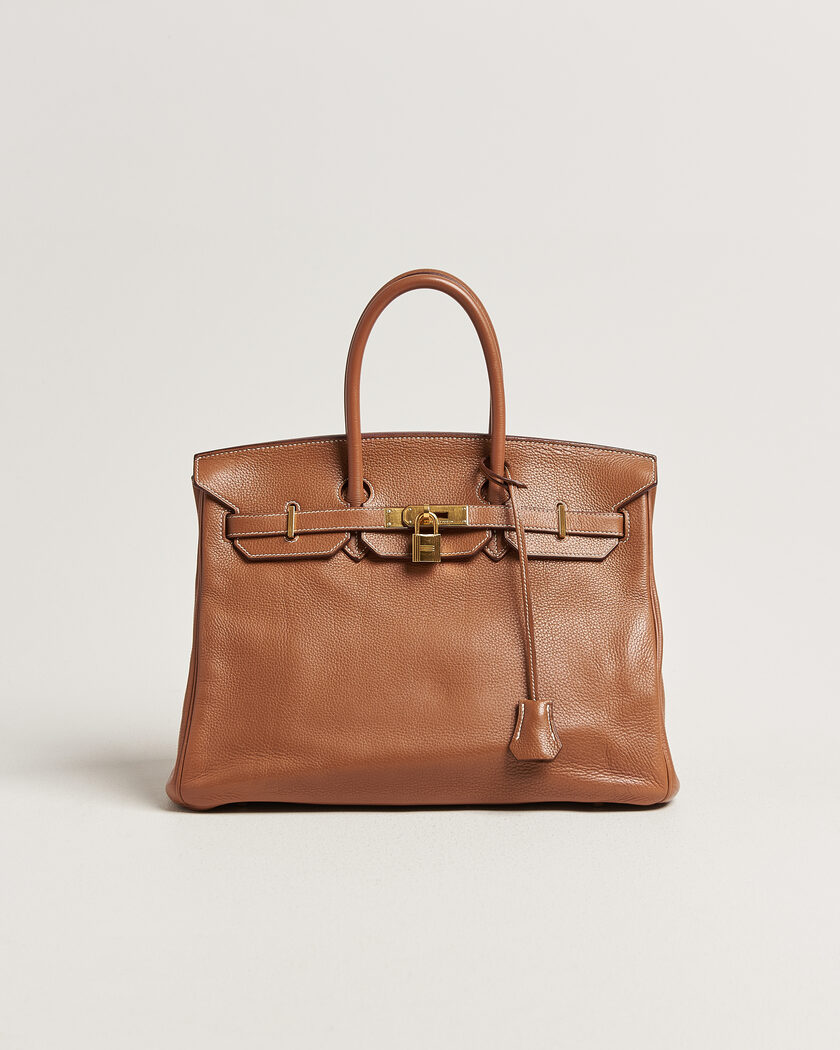 Hermès Pre-Owned Birkin 35 Togo Leather Gold – Brun