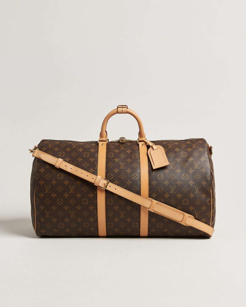 Louis Vuitton Pre-Owned Keepall Bandouliére 55 Monogram – Brun