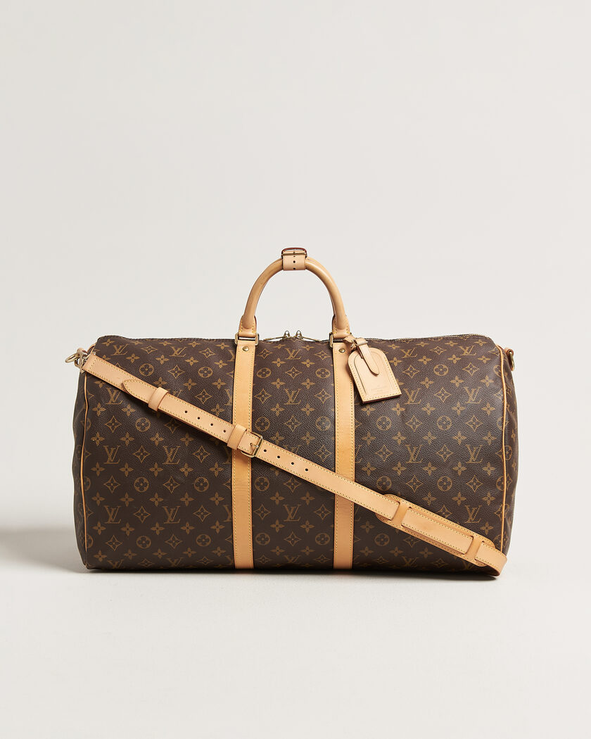 Louis Vuitton Pre-Owned Keepall Bandouliére 55 Monogram – Brun