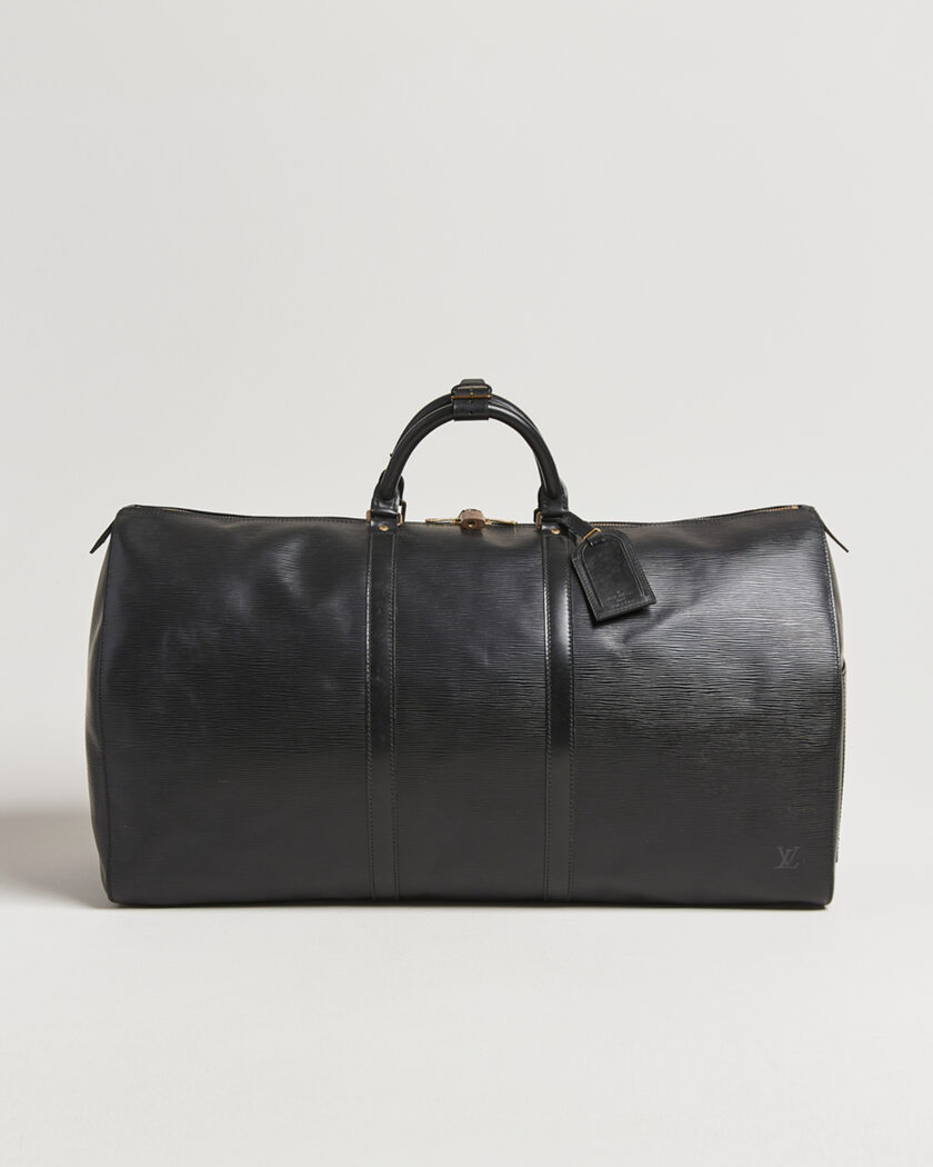 Louis Vuitton Pre-Owned Keepall 60 Epi Leather Black – Sort