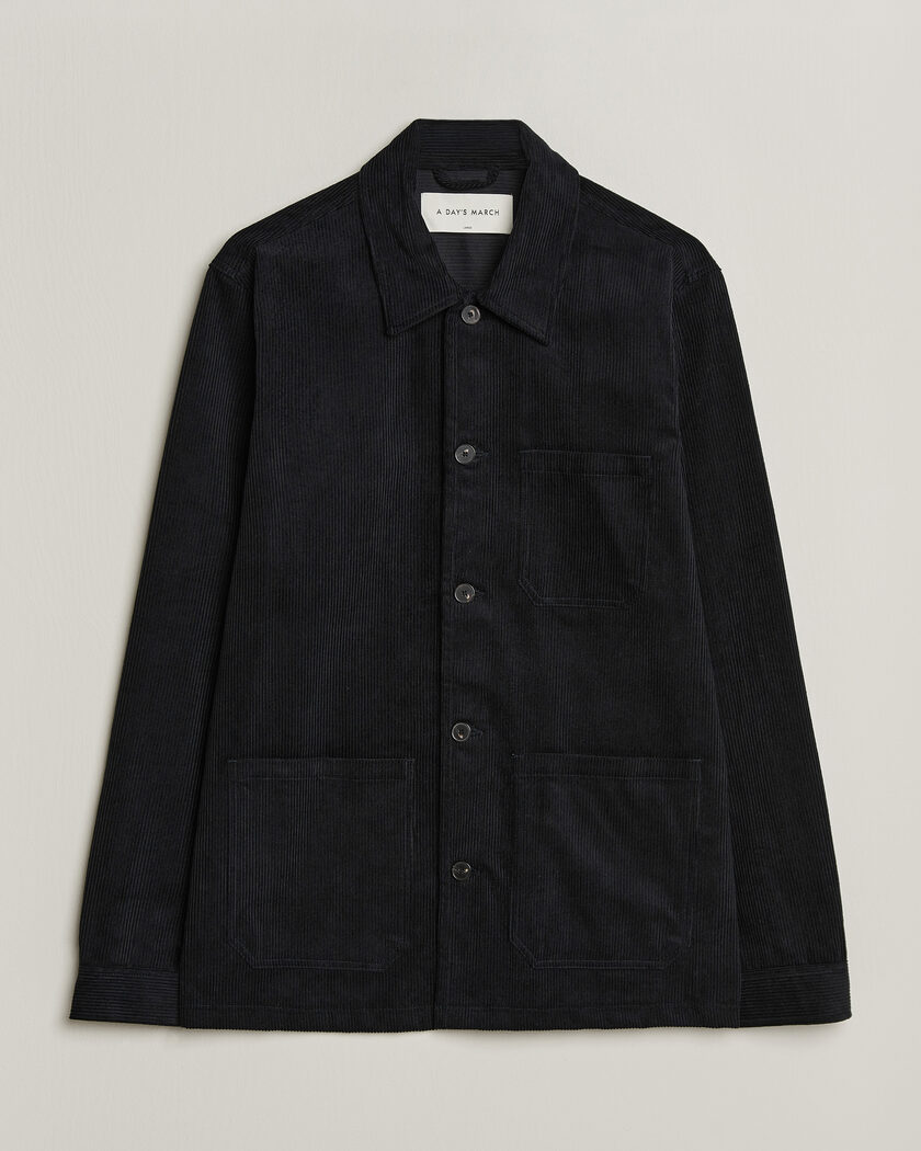 A Day's March Original Corduroy Overshirt Black – Sort