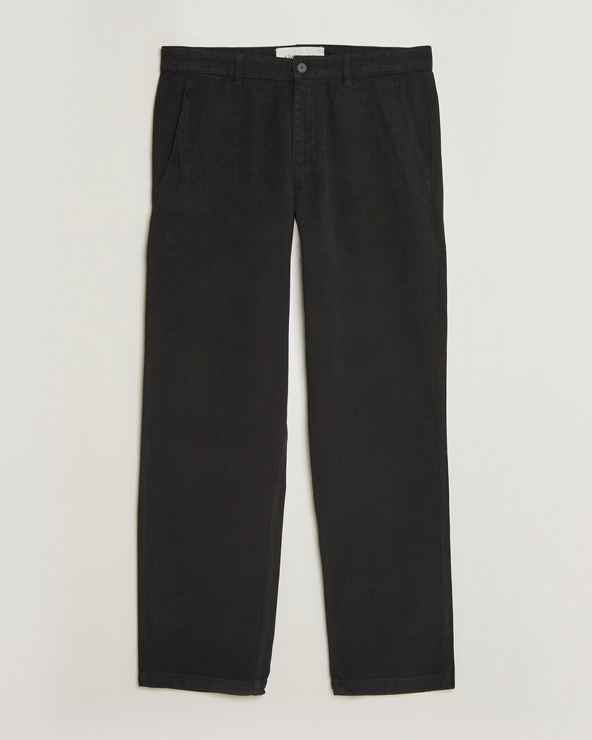 A Day's March Miller Cotton/Lyocell Trousers Black – Sort