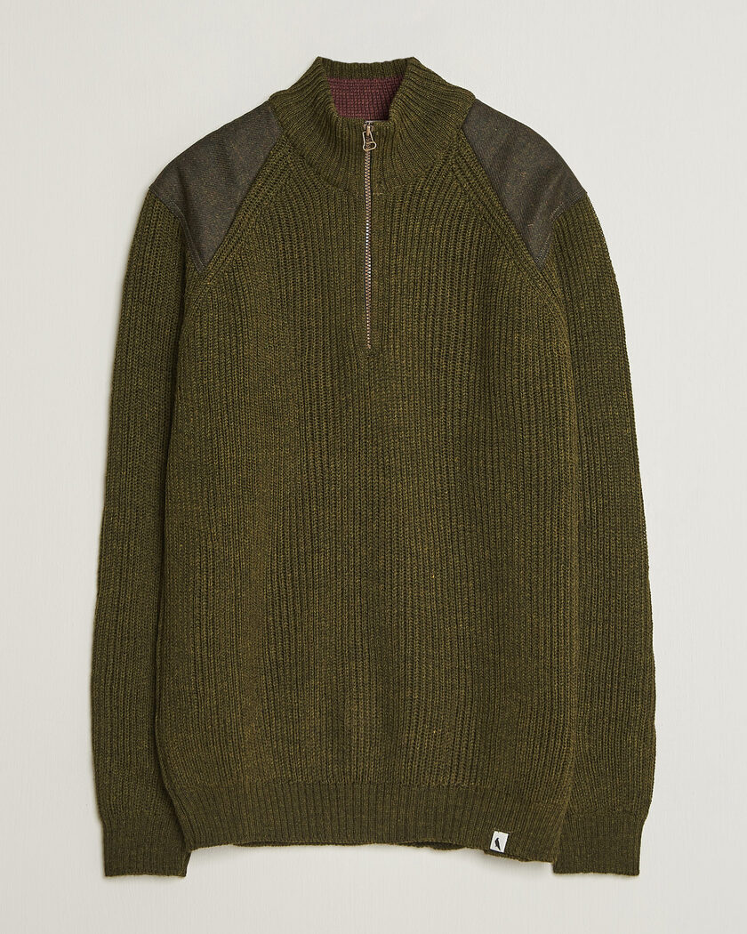 Peregrine Foxton Quarter Zip Jumperr Olive – Grøn
