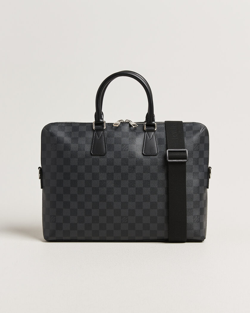 Louis Vuitton Pre-Owned Porte Documents Bag Damier Graphite – Grå