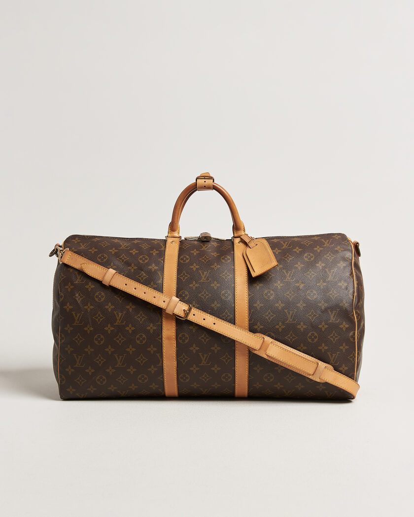 Louis Vuitton Pre-Owned Keepall 55 Bandoulière Monogram – Brun
