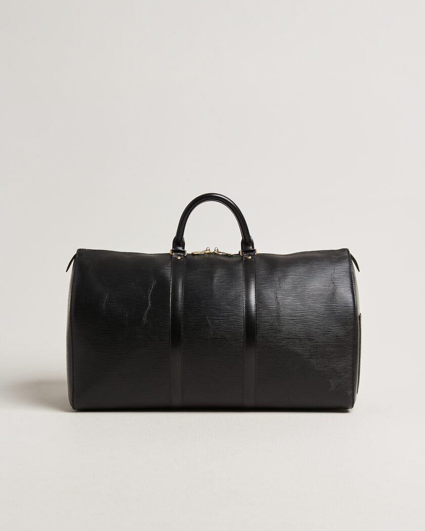 Louis Vuitton Pre-Owned Keepall 50 Epi Leather Black – Sort