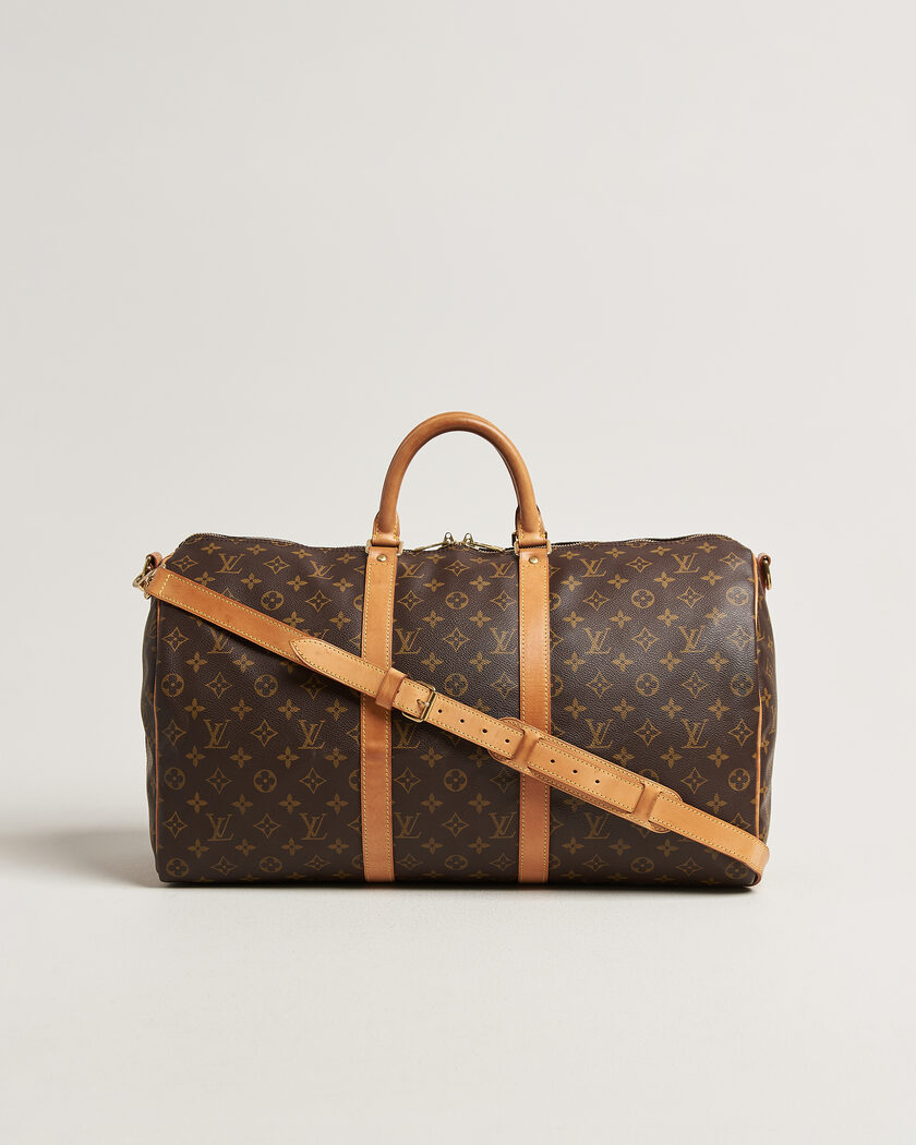 Louis Vuitton Pre-Owned Keepall 50 Bandoulière Monogram – Brun