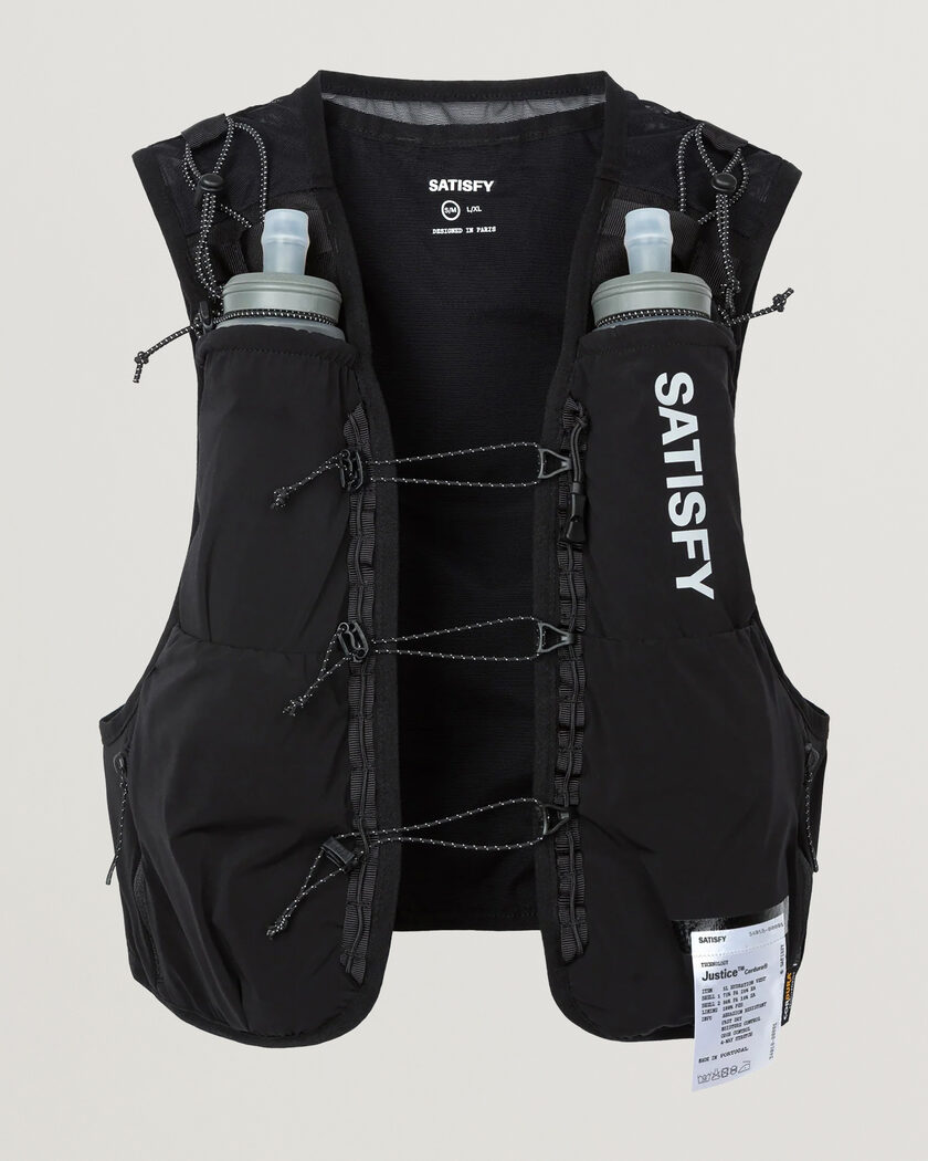 Satisfy TechSilk Drift Cordura 5L Hydration Vest Black – Sort