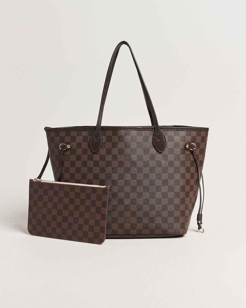  Louis Vuitton Pre-Owned Neverfull MM  Damier Ebene – Brun
