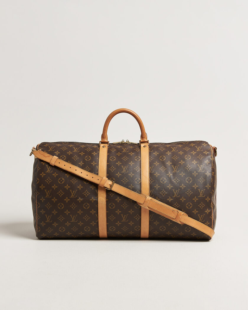 Louis Vuitton Pre-Owned Keepall Bandouliére 55 Monogram – Brun